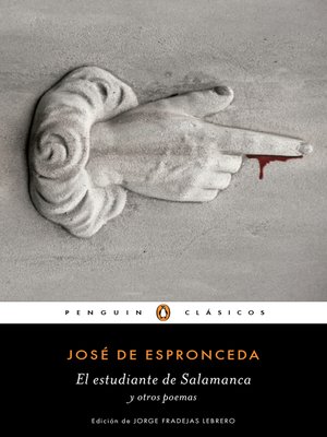 cover image of El estudiante de Salamanca y otros poemas